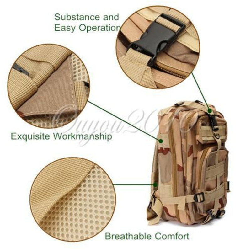 30L Military Tactical Rucksack Backpack