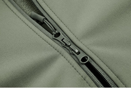 TACVASEN Men Military Jacket Fleece