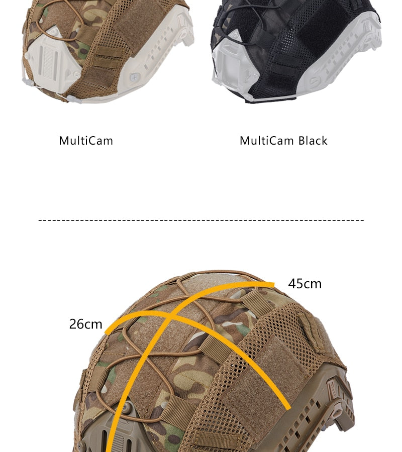 Tactical Helmet Cover for FAST Helmet Camo