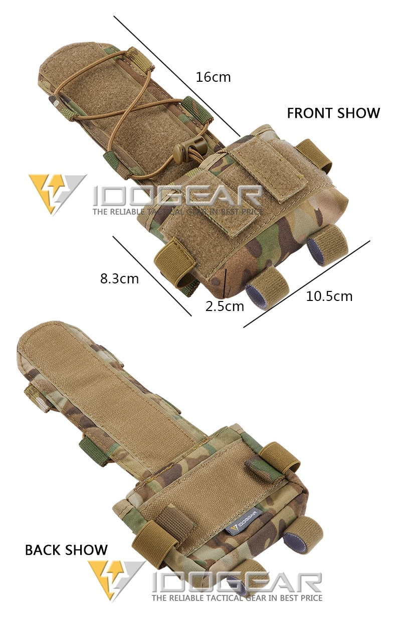 Tactical Pouch MK2 Battery Case for Helmet
