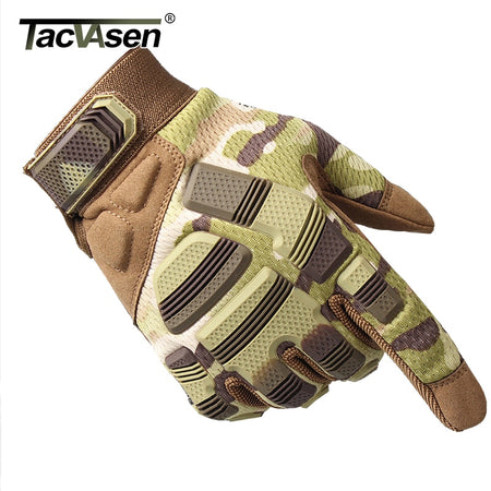 TACVASEN Tactical Gloves Men Camouflage