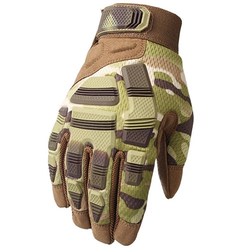 TACVASEN Tactical Gloves Men Camouflage