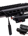 Tactical LED Flashlight and Red Laser Sight Combo with Remote