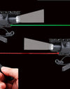 Tactical LED Flashlight and Red Laser Sight Combo with Remote