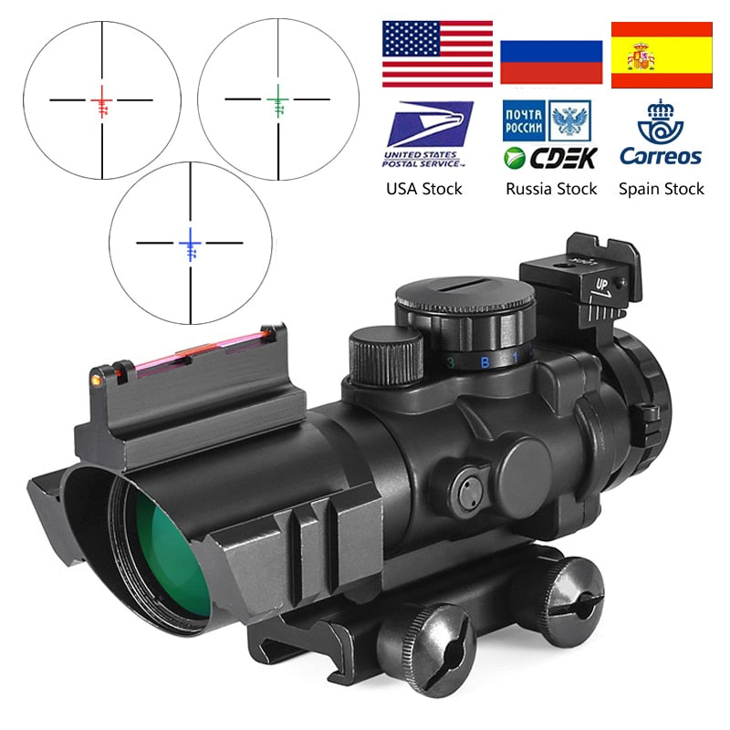 4x32 Acog Riflescope 20mm Dovetail