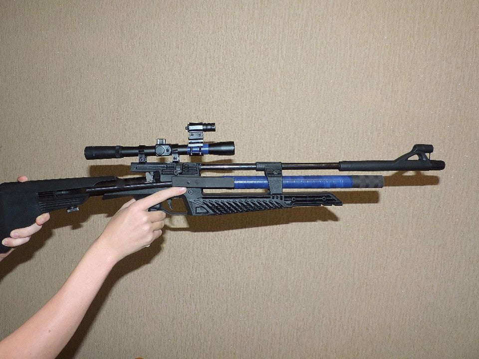 4x20 Rifle Optics Scope Tactical Riflescope with Red Dot Laser