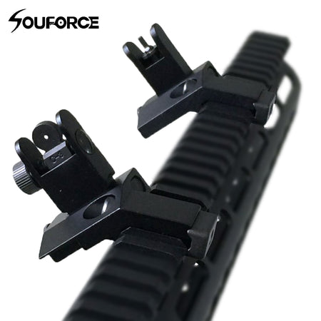 US 1 Pair Tactical Front and Rear Flip Up