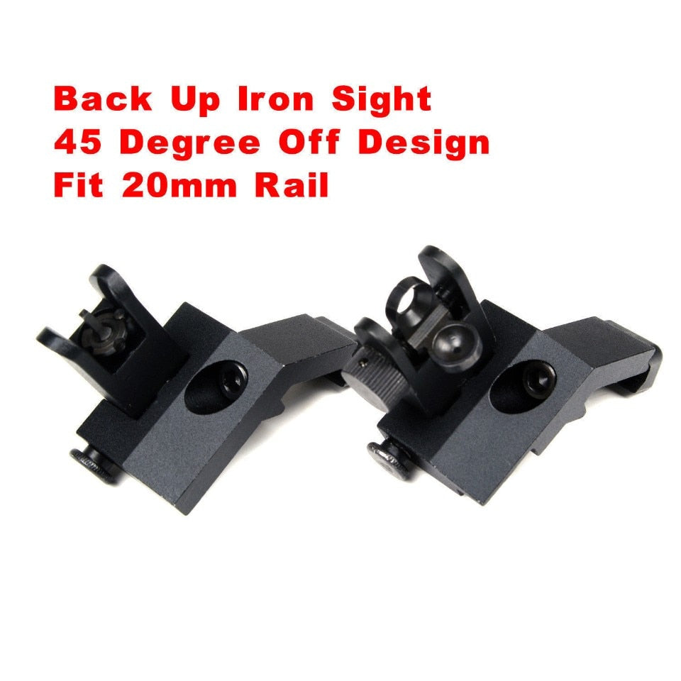 US 1 Pair Tactical Front and Rear Flip Up