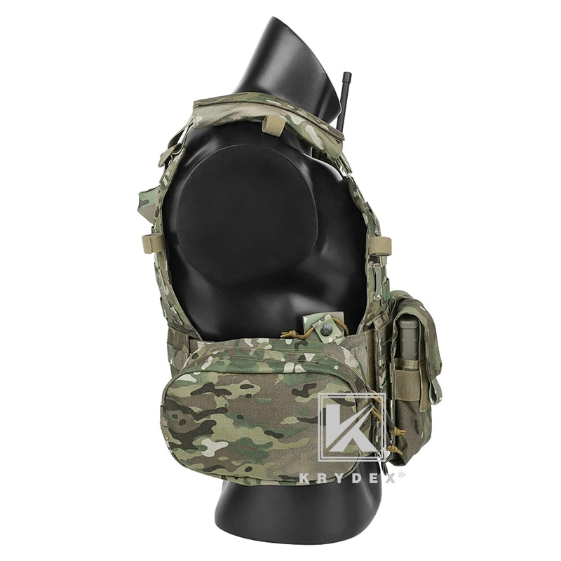 KRYDEX LBT-6094A Tactical Modular Vest W/ Triple Mag/Radio/Dump