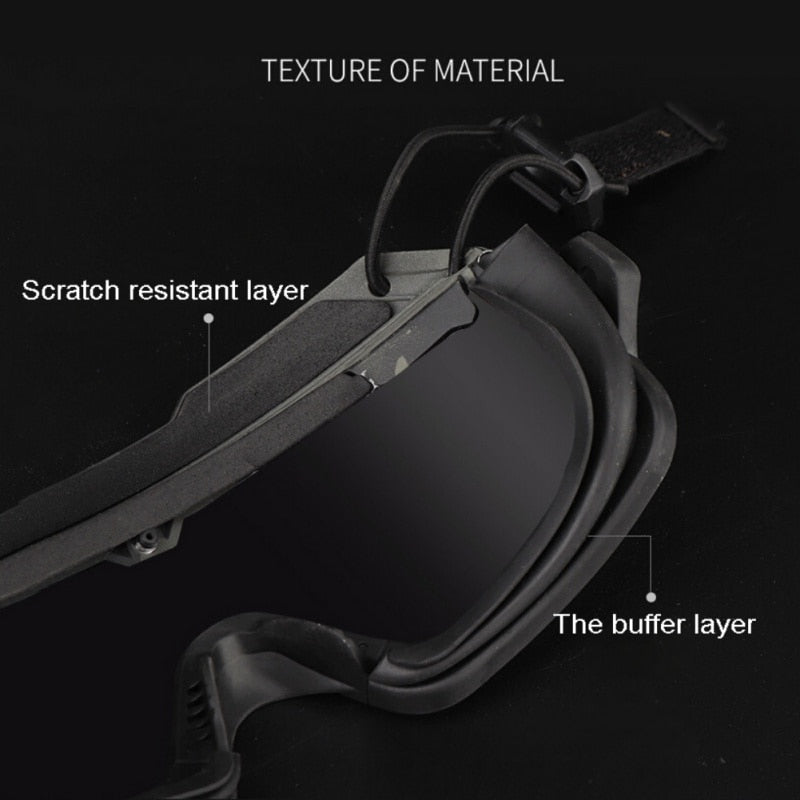 Tactical Military Airsoft Goggles