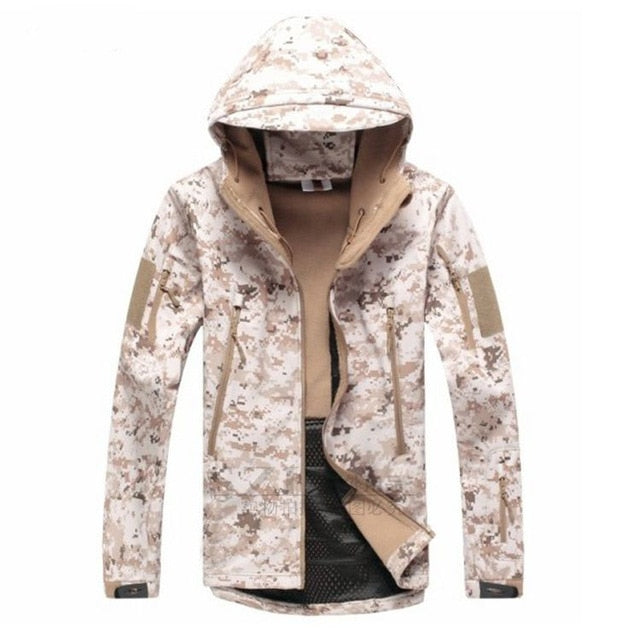 TACVASEN Airsoft Jacket Men Military
