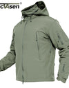 TACVASEN Men Military Jacket Fleece