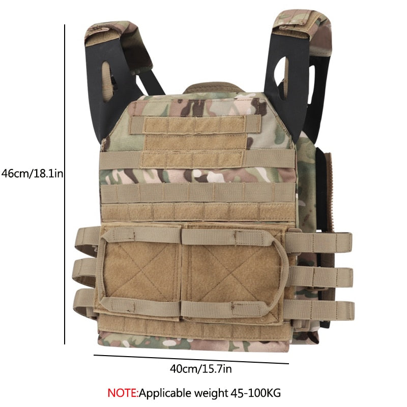 Hunting Tactical Body Armor JPC Plate