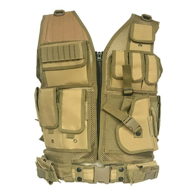 Camouflage Tactical Vest Military Combat Armor