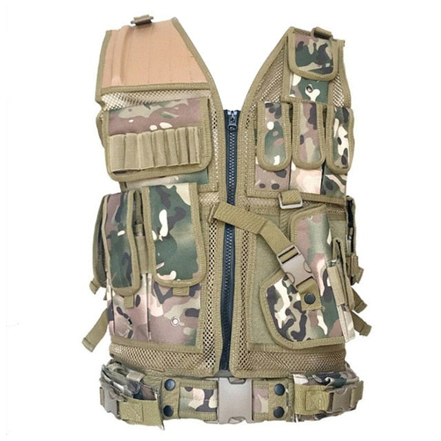 Camouflage Tactical Vest For Airsoft Military
