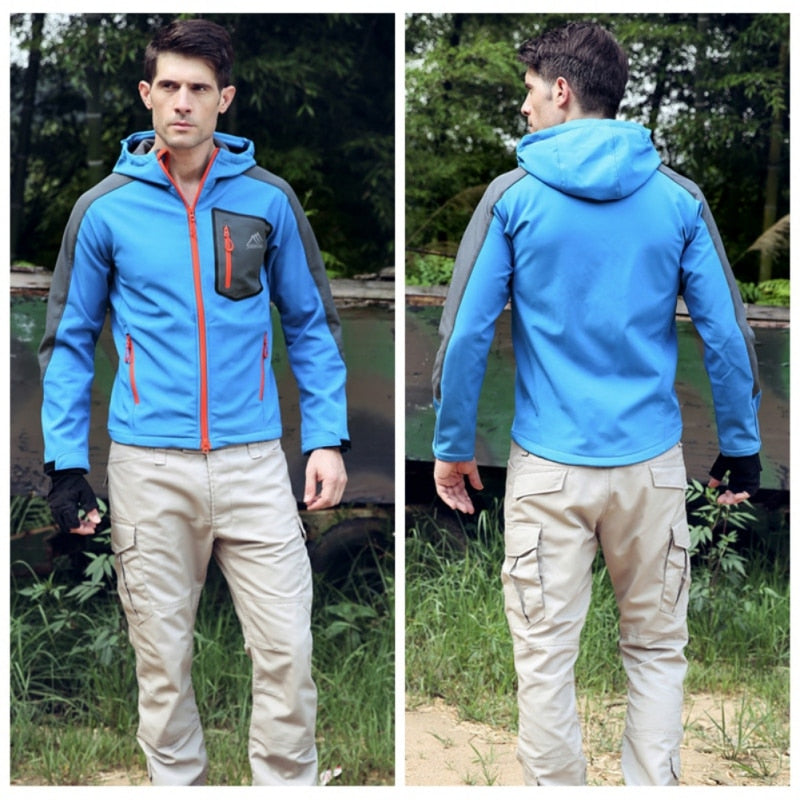 Outdoor Hiking Fleece Rain Coat