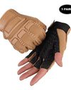 Outdoor Tactical Fingerless Gloves Military