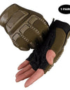 Outdoor Tactical Fingerless Gloves Military