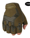 Outdoor Tactical Fingerless Gloves Military