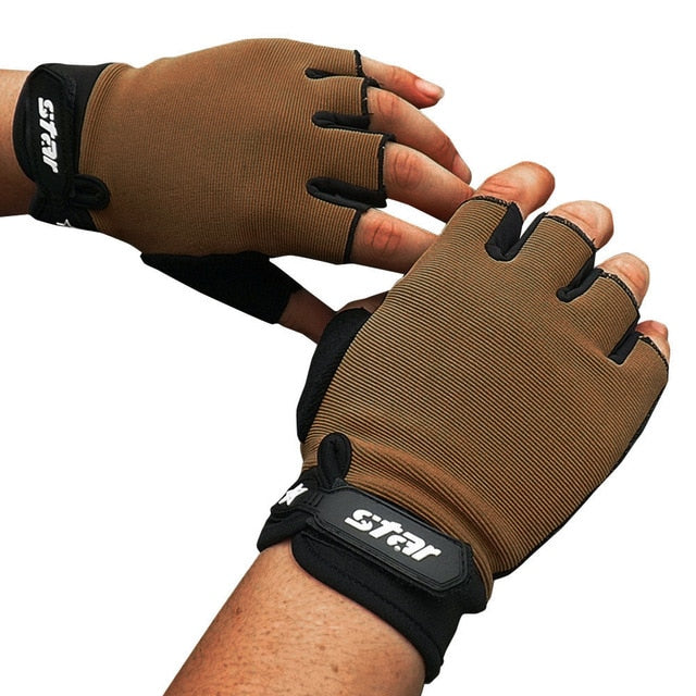 Men Tactical Antiskid Half Finger Gloves