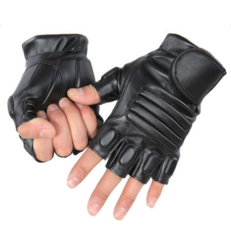 Men'S PU Leather Gloves Tactical Glove