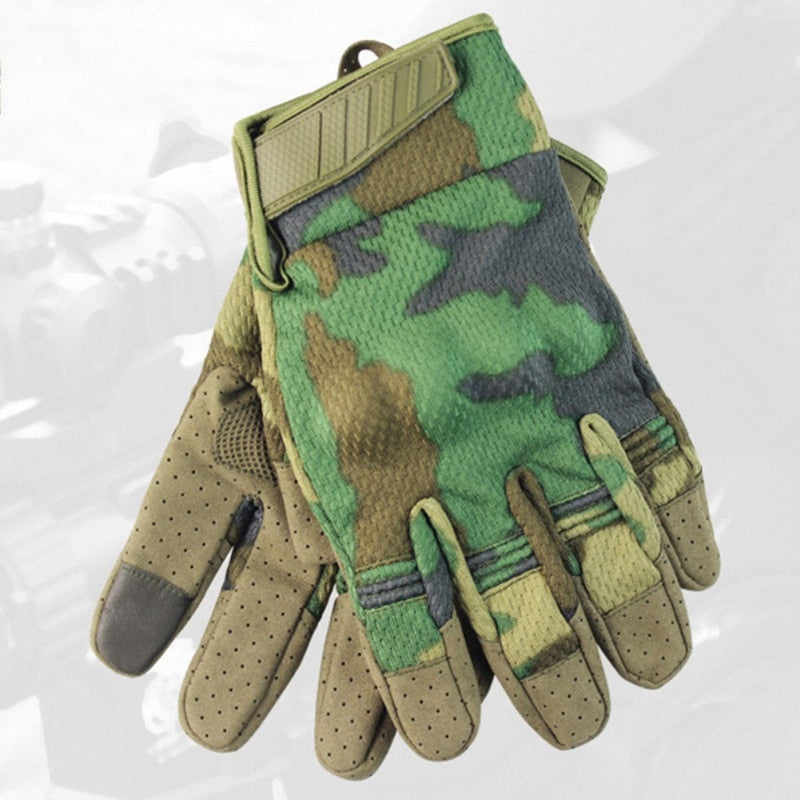 Full Finger Hard Tactical Gloves