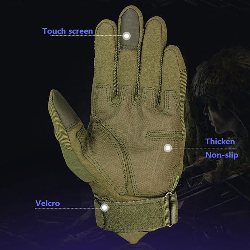 Men Sport Full Finger Gloves