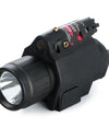LED Tactical Flashlight GREEN/RED Laser Sight