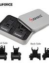 Low Flip Up Front & Rear Sight Set
