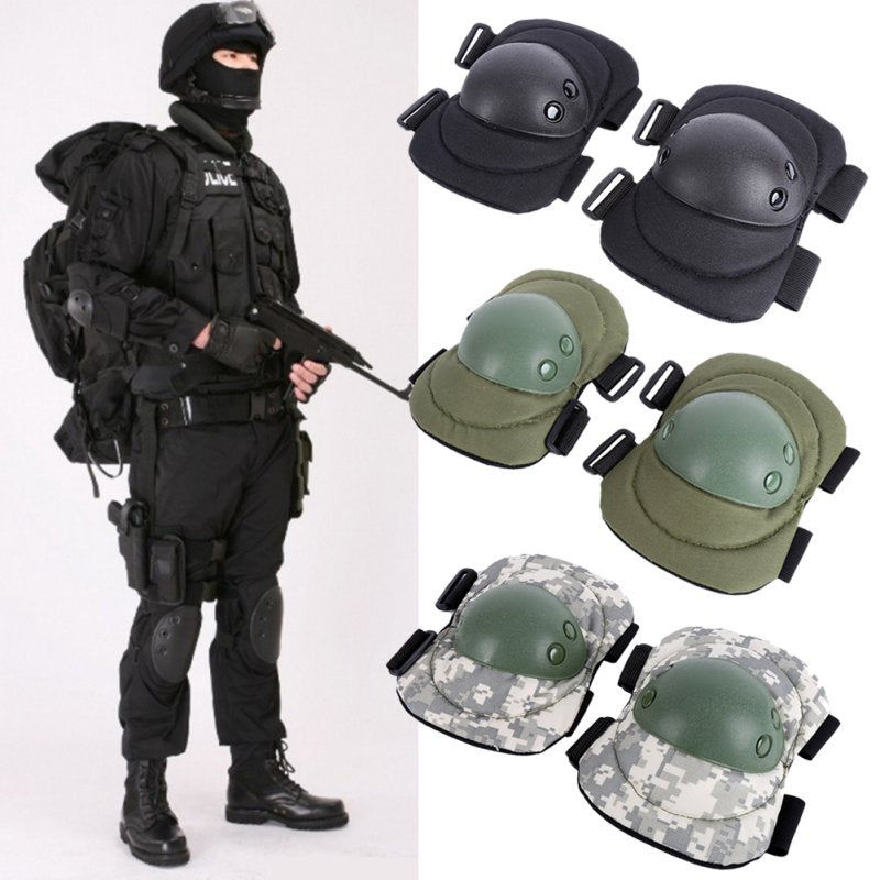 4 Pcs/lot Adult Tactical Combat Protective Pad Set