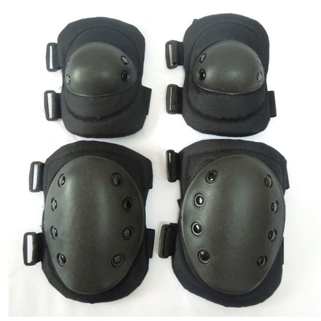 4 Pcs/lot Adult Tactical Combat Protective Pad Set