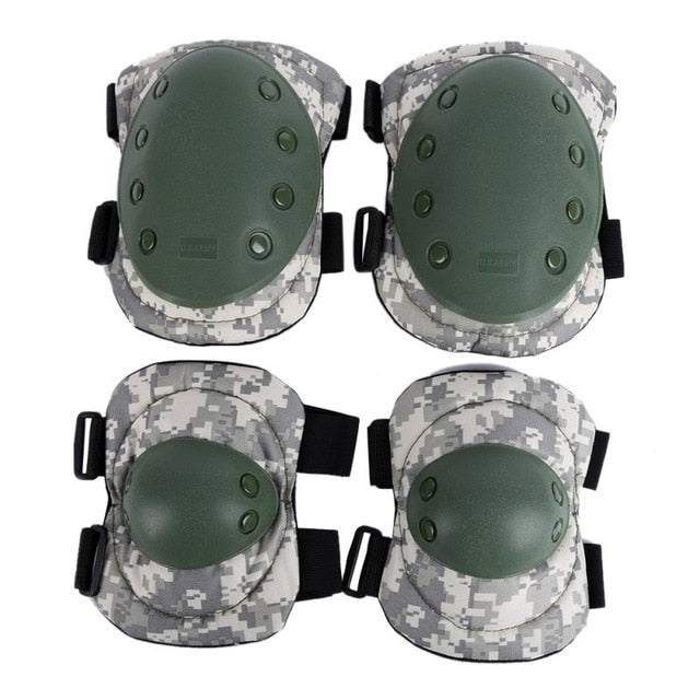 4 Pcs/lot Adult Tactical Combat Protective Pad Set