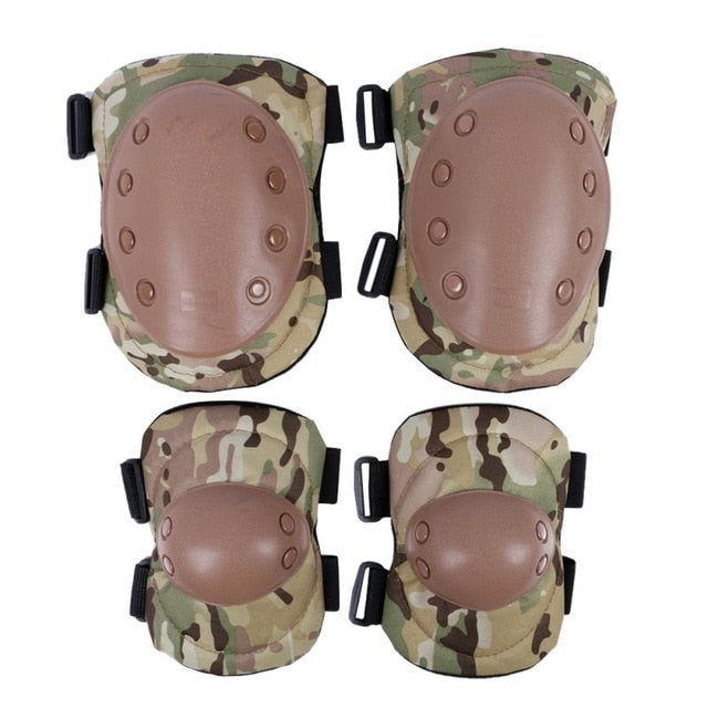 4 Pcs/lot Adult Tactical Combat Protective Pad Set