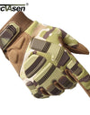 TACVASEN Tactical Gloves Men Camouflage