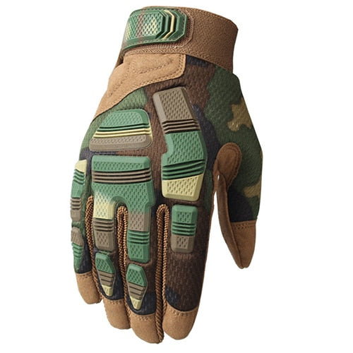 TACVASEN Tactical Gloves Men Camouflage