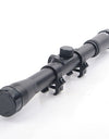 4x20 Rifle Optics Scope Tactical Riflescope with Red Dot Laser