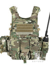 KRYDEX LBT-6094A Tactical Modular Vest W/ Triple Mag/Radio/Dump