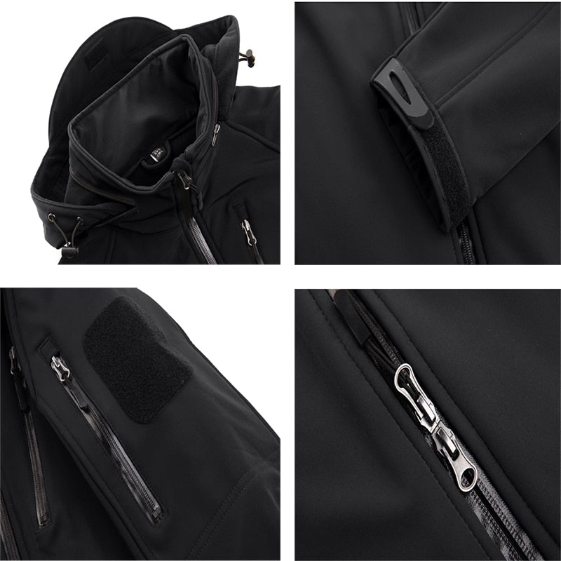 TACVASEN Softshell Military Jacket