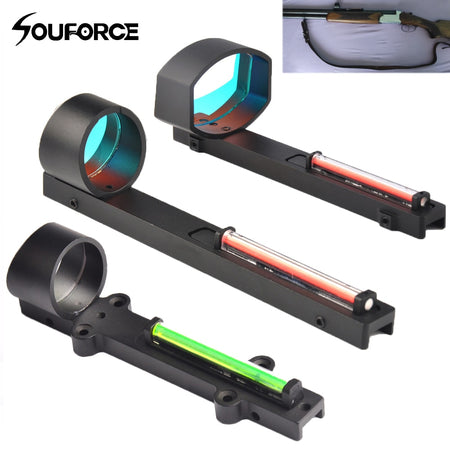 US Tactical Red Green Fiber Sight Holographic