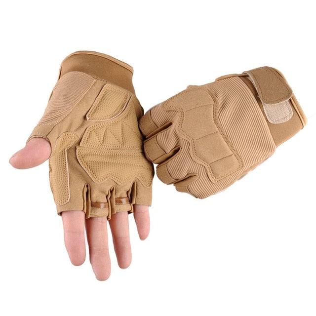 Camouflage Tactical Half Finger Glove