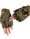 Camouflage Tactical Half Finger Glove