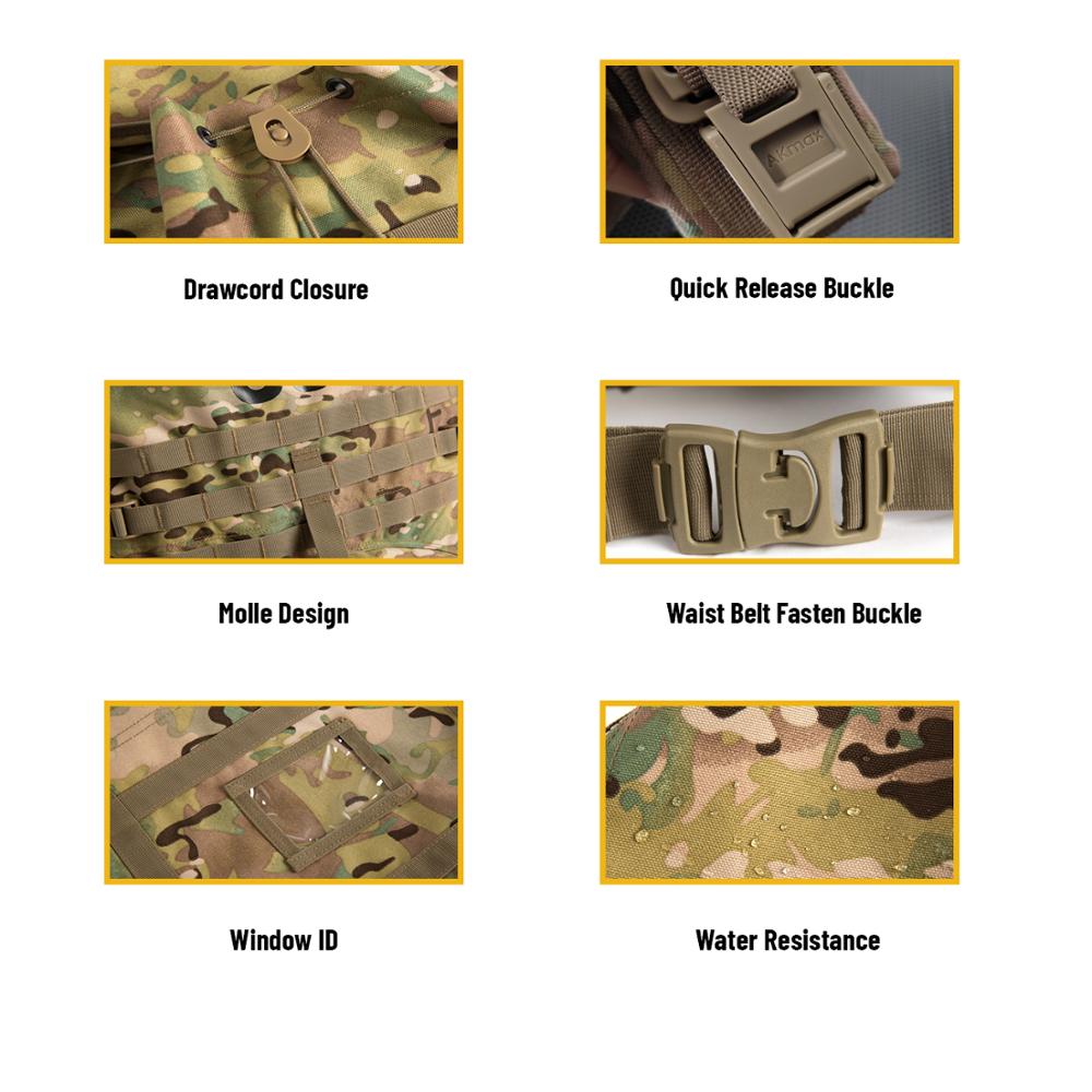 US Military Molle II Rucksack Backpack Large with Frame Straps