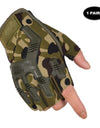 Outdoor Tactical Fingerless Gloves Military