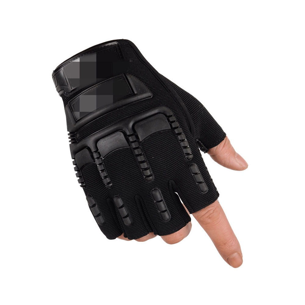Outdoor Tactical Fingerless Gloves Military