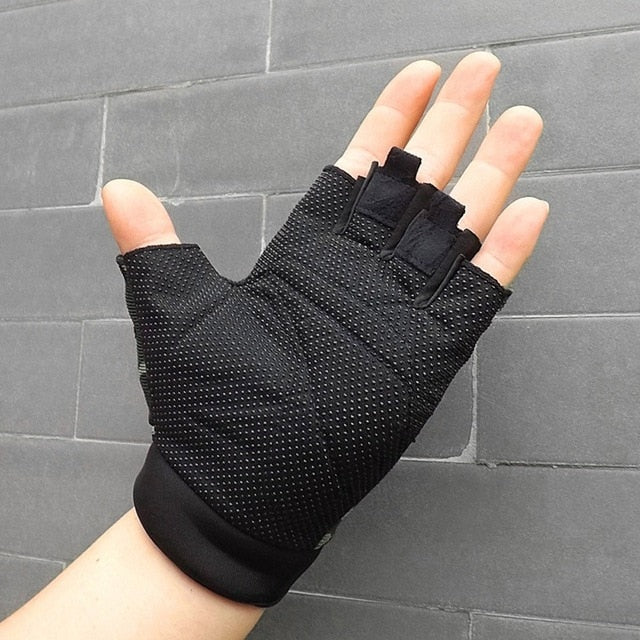 Men Tactical Antiskid Half Finger Gloves