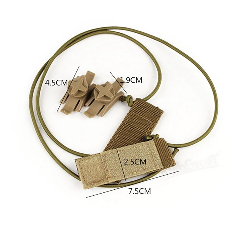 Helmet Adapter Goggles Auxiliary Line Hook and Loop