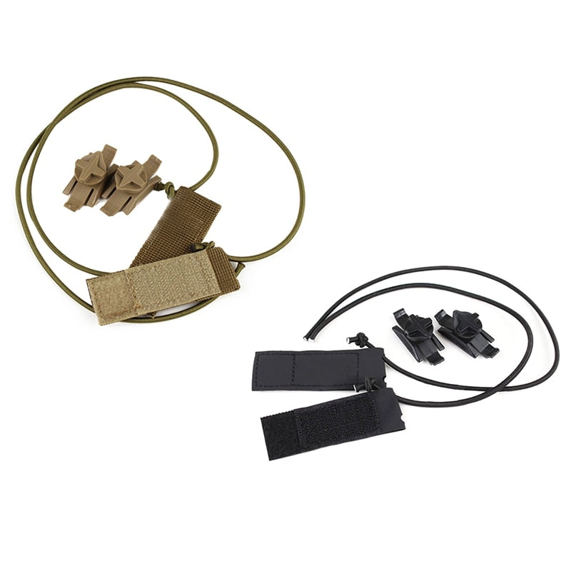 Helmet Adapter Goggles Auxiliary Line Hook and Loop