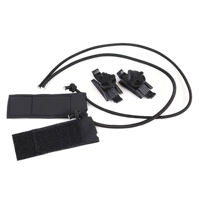 Helmet Adapter Goggles Auxiliary Line Hook and Loop