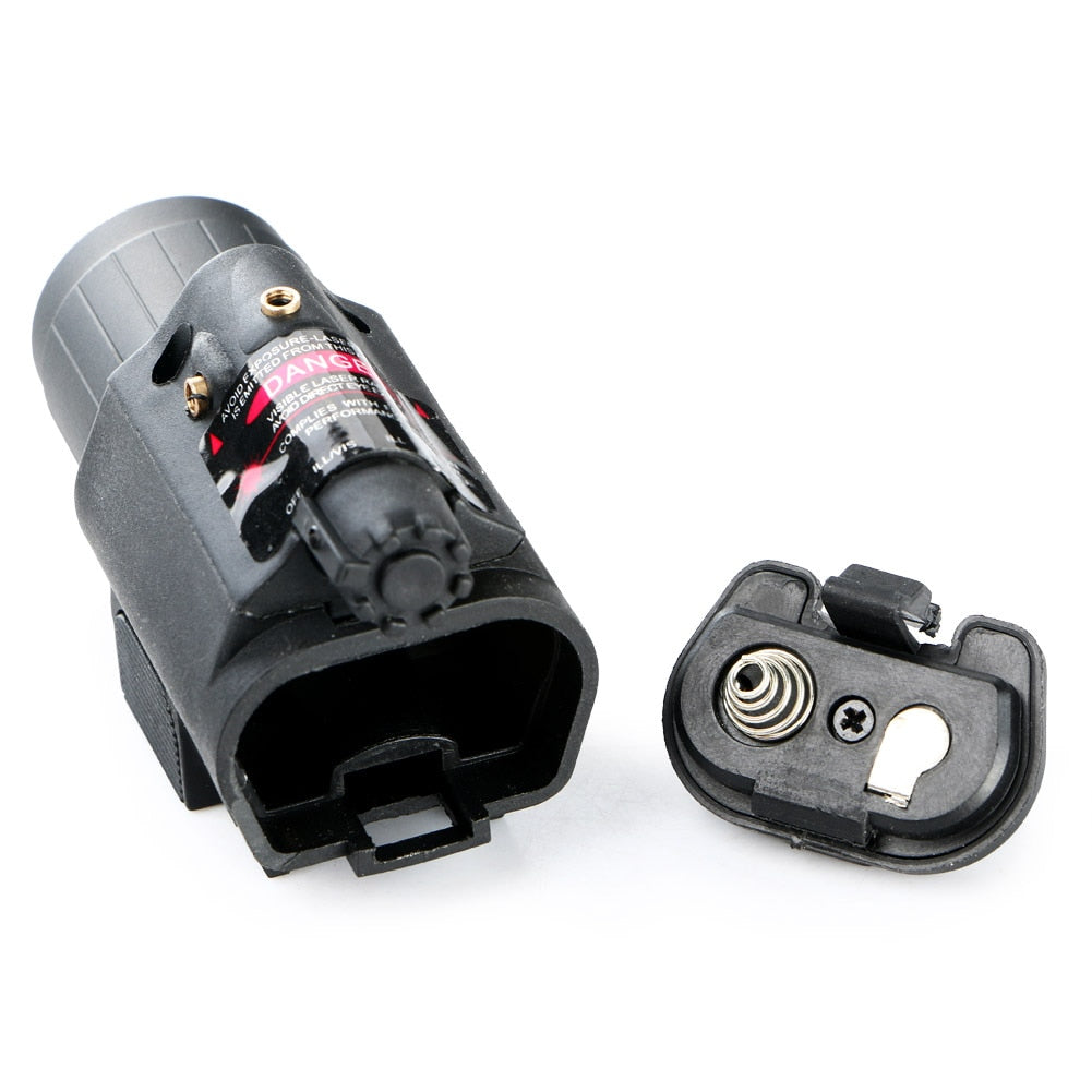 LED Tactical Flashlight GREEN/RED Laser Sight