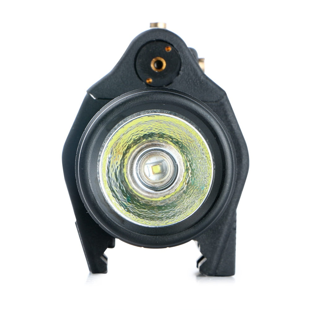 LED Tactical Flashlight GREEN/RED Laser Sight